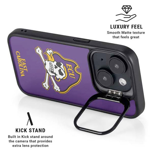 East Carolina University ECU Pirates iPhone 14 Kickstand Case